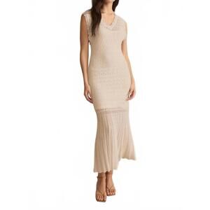 NEW Z SUPPLY marsella crochet midi dress in sea salt